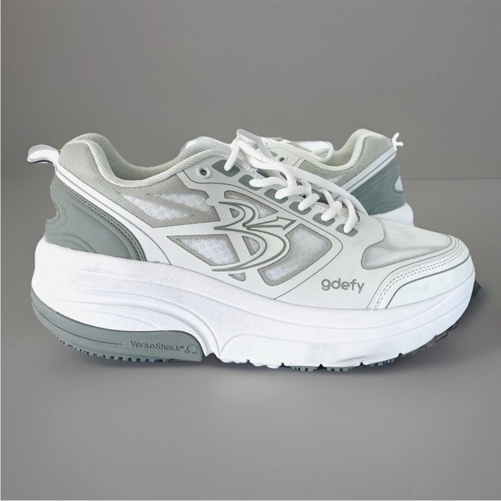Gravity Defyer Ion White Athletic Shoes Women's Sz 11 Heel Pain Relief-WORN ONCE - Picture 5 of 11